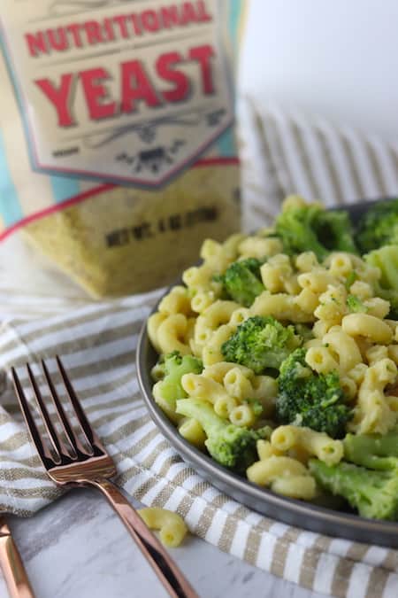 Vegan broccoli mac and cheese 