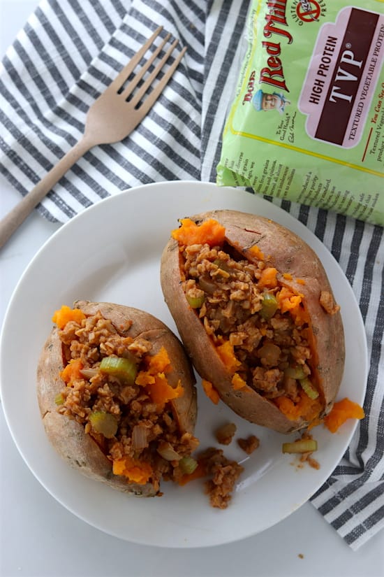 Vegan sweet potato Sloppy joes