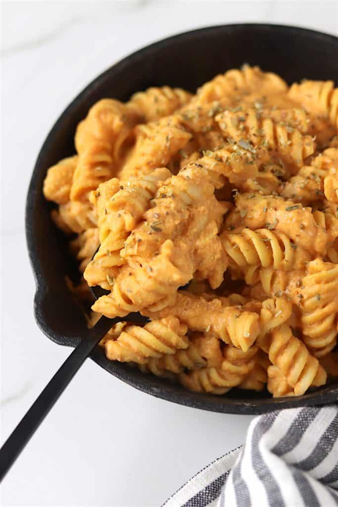 4 ingredient pumpkin protein pasta