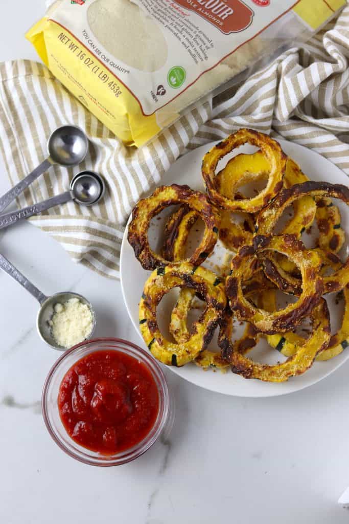 air fried delicata rings 1