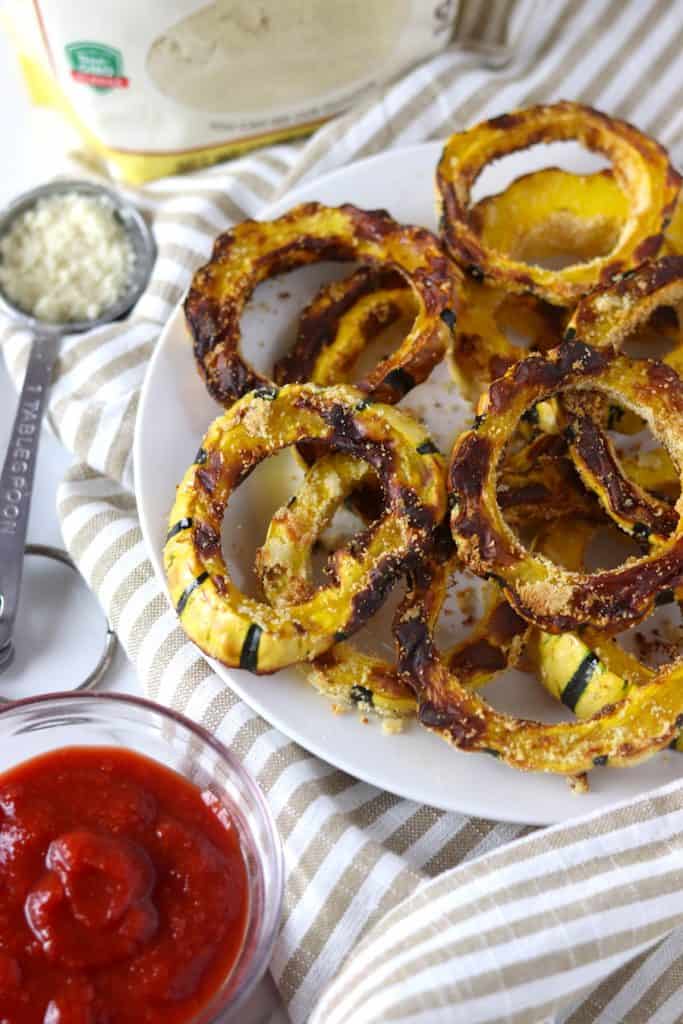 air fried delicata rings