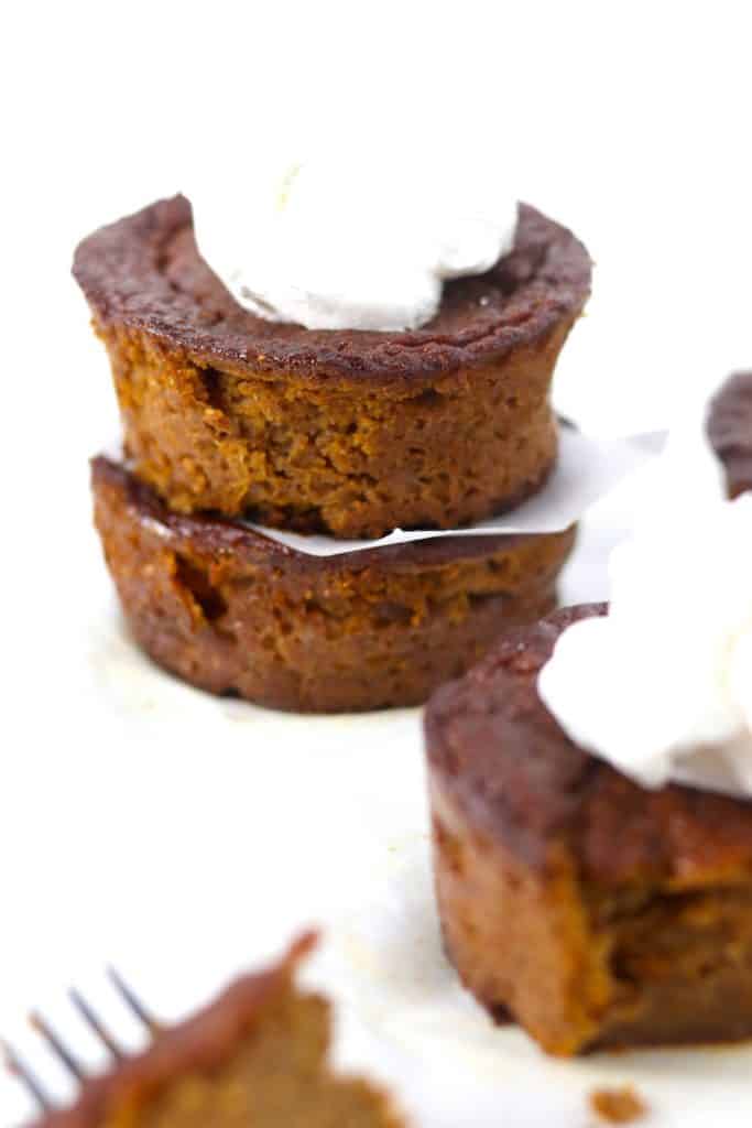 gluten & dairy free mini pumpkin pies 