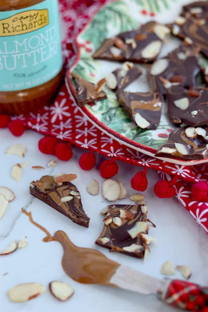 Dark chocolate Almond Butter Bark