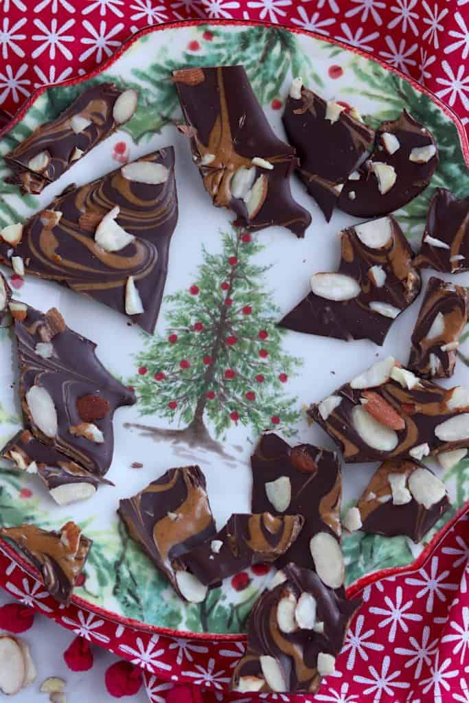 Dark chocolate Almond Butter Bark