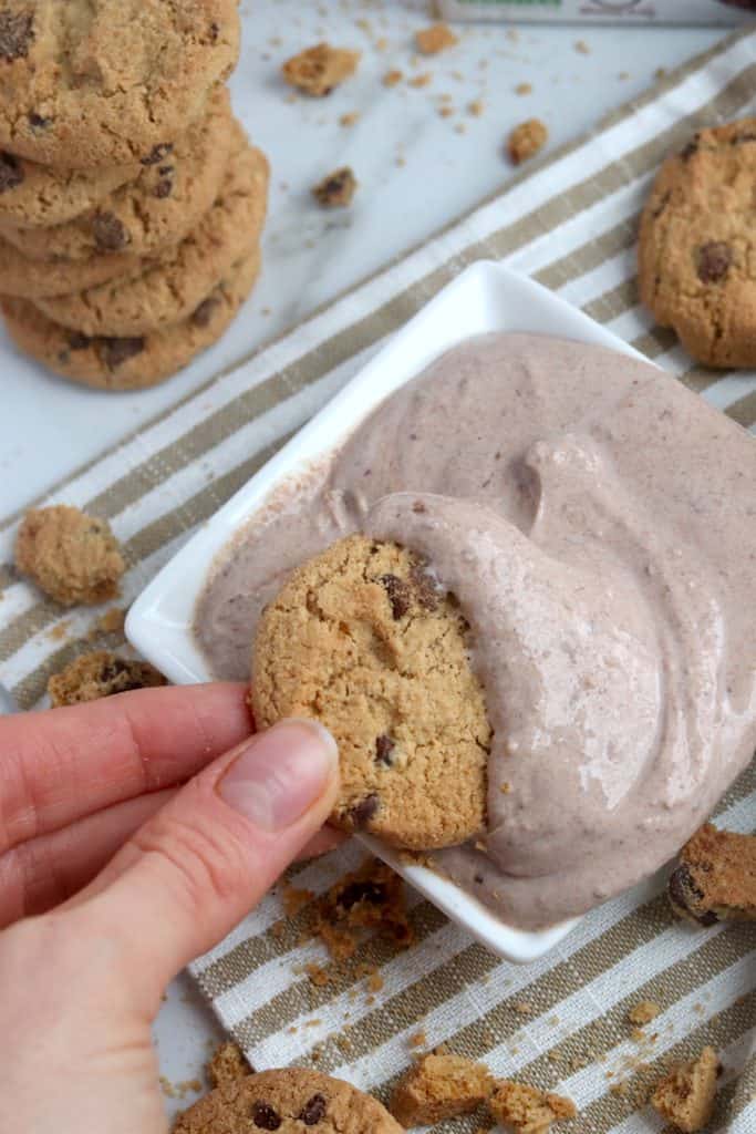 High Protein Chocolate Cake Batter Dip 