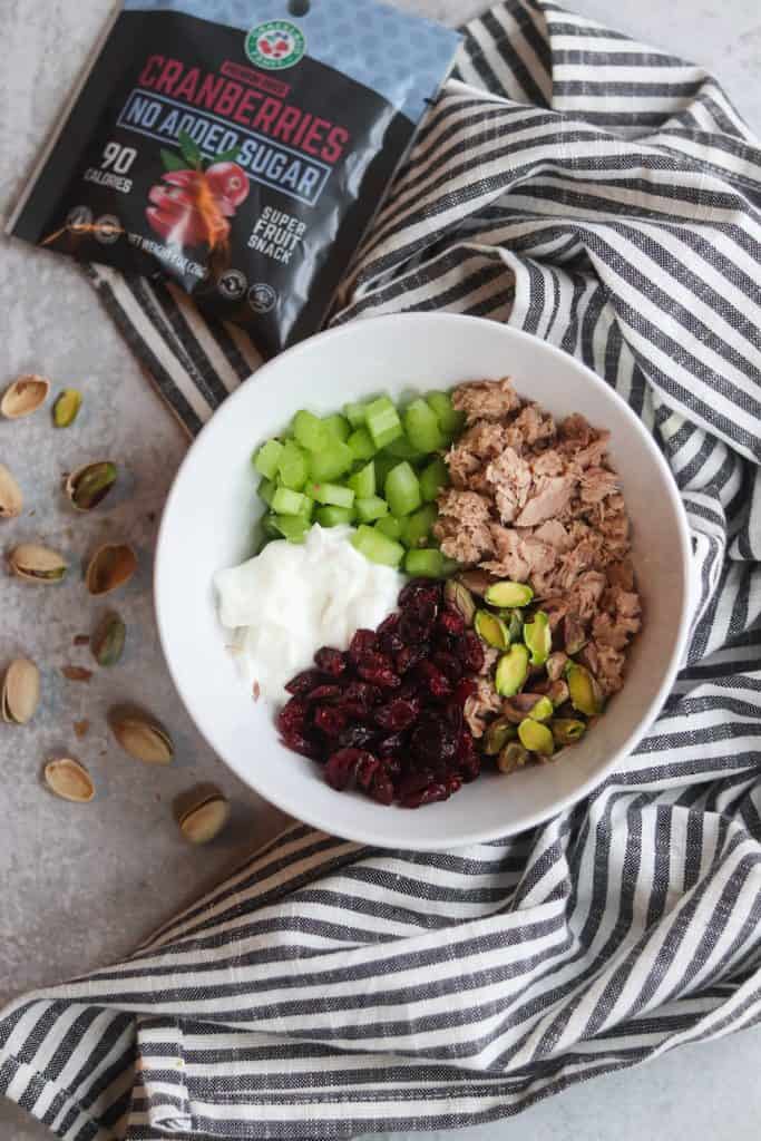 Cranberry Pistachio Tuna Salad