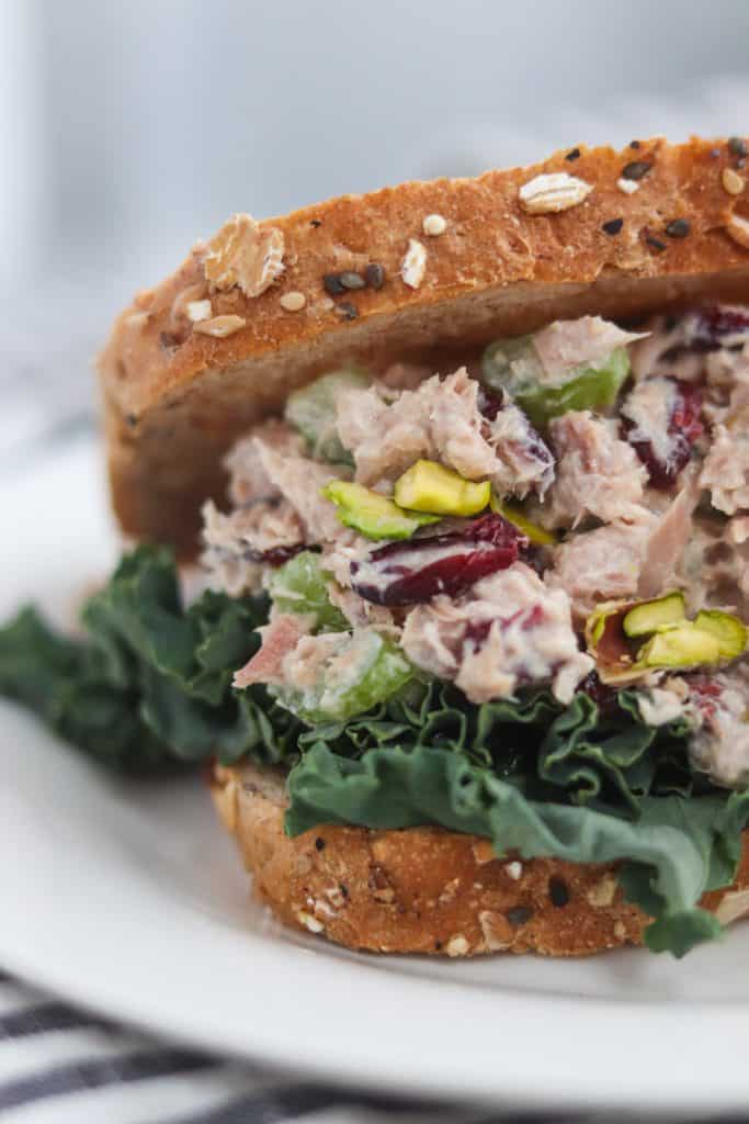 Cranberry Pistachio Tuna Salad