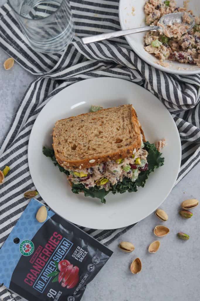 Cranberry Pistachio Tuna Salad