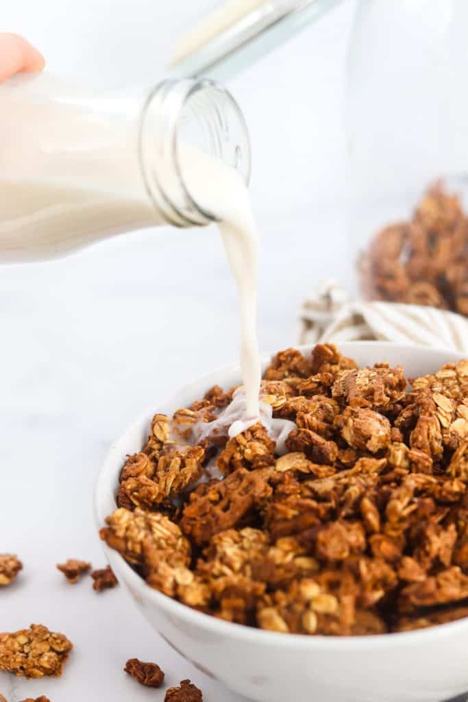 cinnamon pretzel granola 