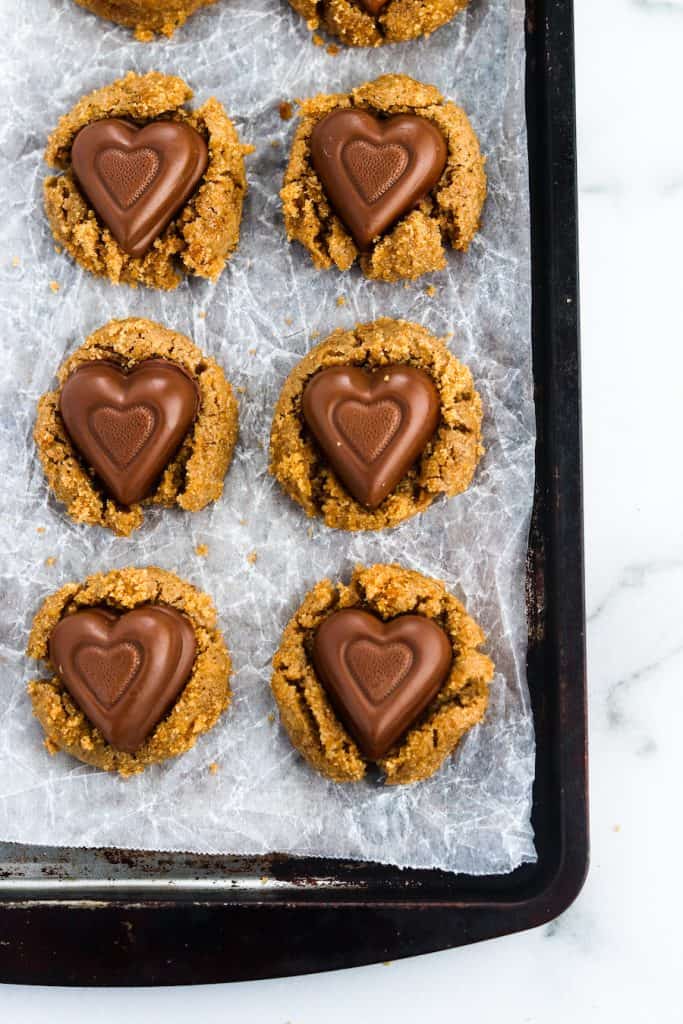 Whole wheat brown sugar SunButter Blossom Cookies