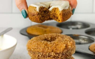 baked pumpkin donuts in 15 minutes.