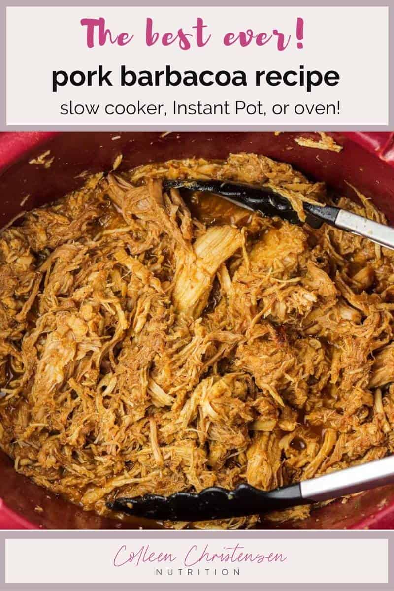 Sweet Pork Barbacoa [Slow Cooker, Instant Pot Or Oven!] - Colleen ...
