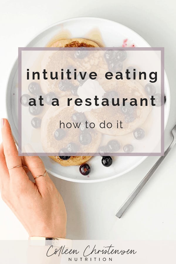 intuitive eating at a restaurant