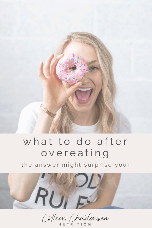 what to do after over eating