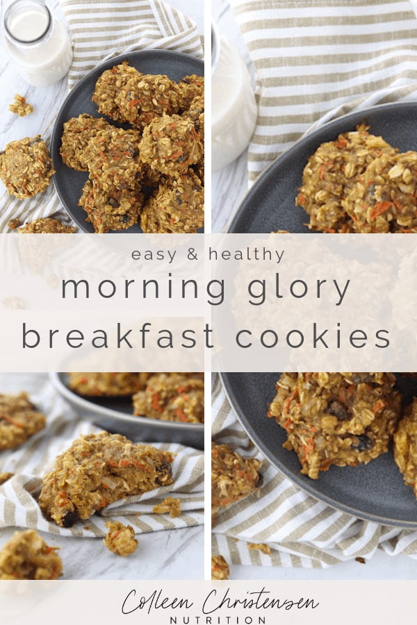 easy & healthy morning glory breakfast cookies