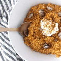 pumpkin pie oatmeal