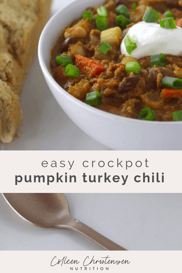 crockpot pumpkin turkey chili
