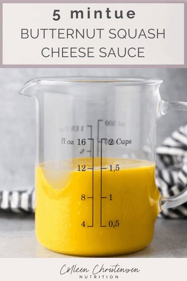 butternut squash cheese sauce