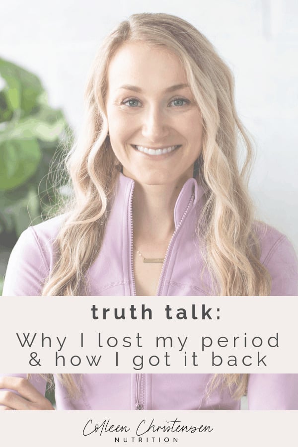 why i lost my period and how i got it back