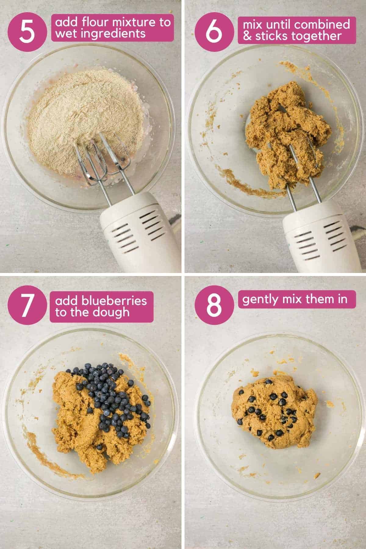 How to make whole wheat blueberry yogurt scones