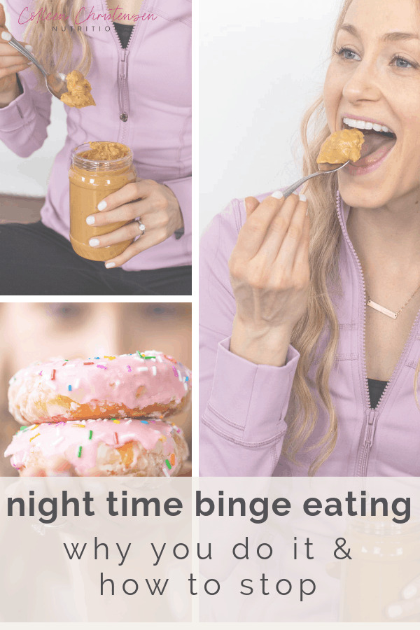 binge eating at night