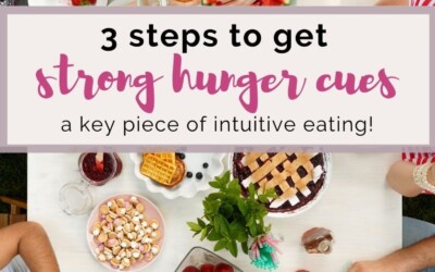 3 Steps To get strong hunger cues