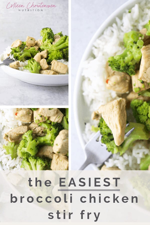 the easiest broccoli chicken stir fry
