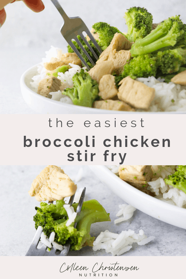 the easiest broccoli chicken stir fry