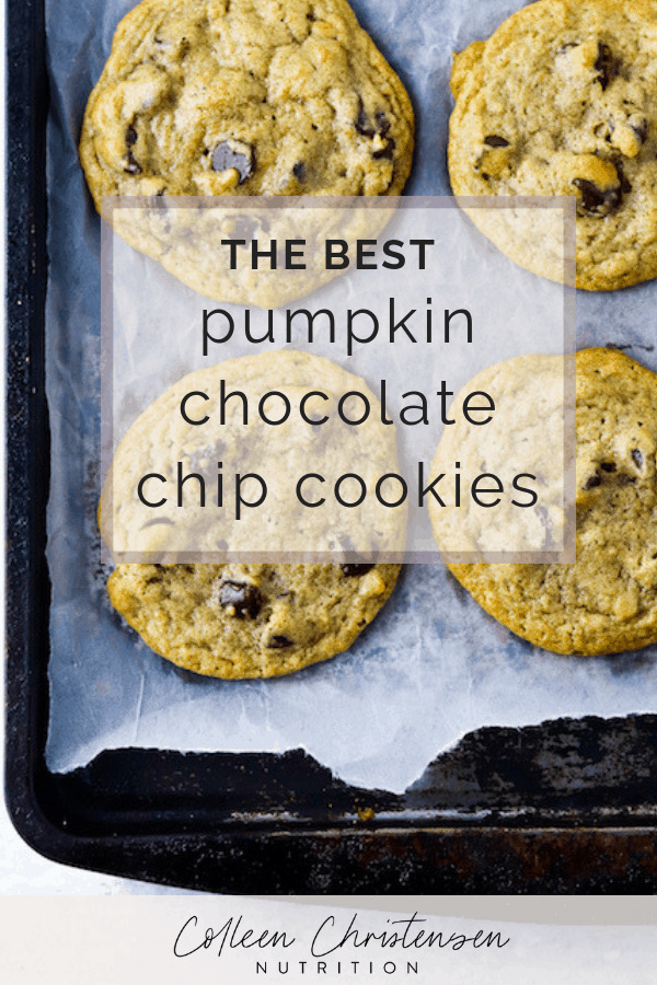 easy pumpkin chocolate chip cookies