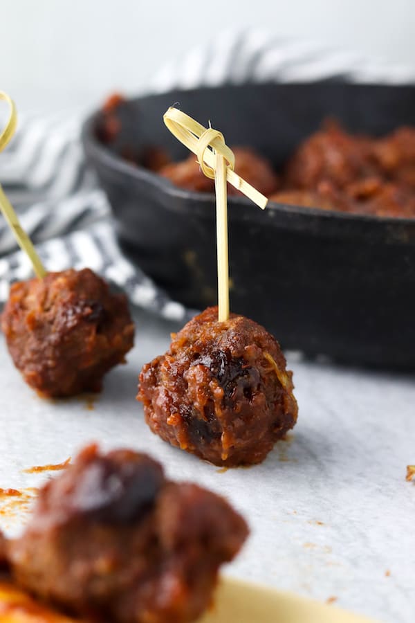 cherry bison meatballs