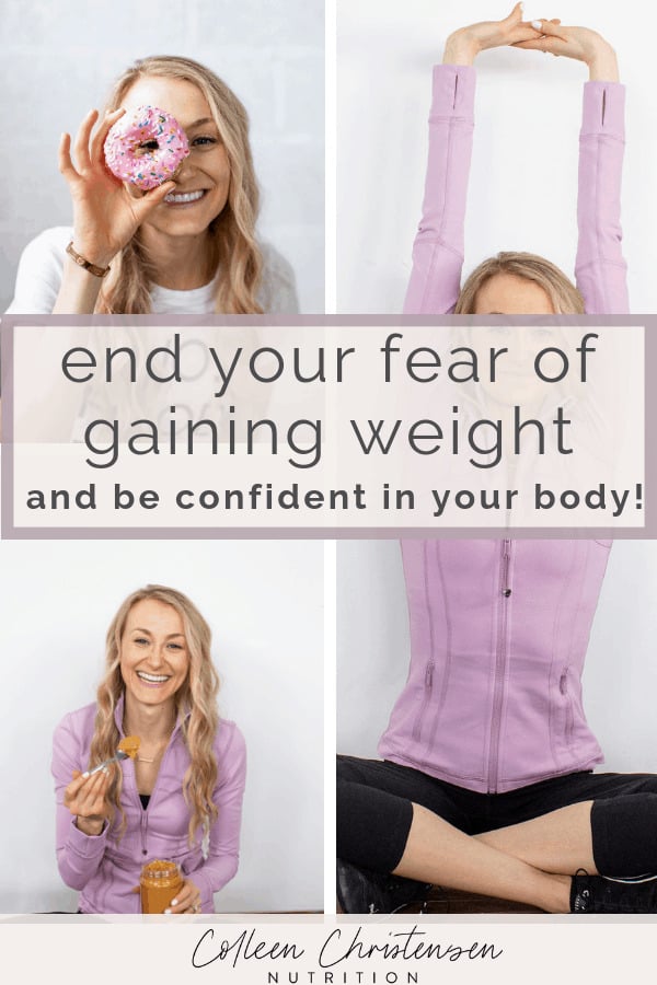 overcome your fear of gaining weight