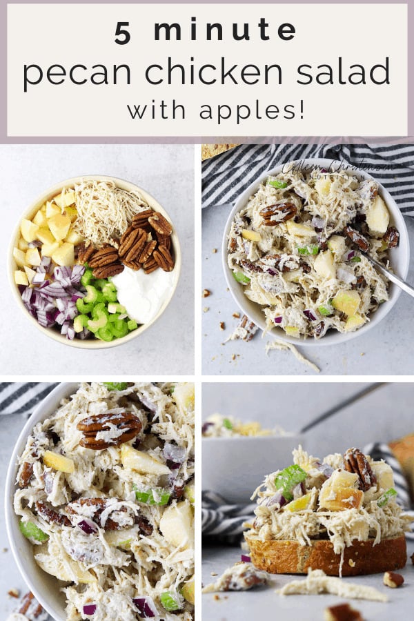 pecan chicken salad with apples