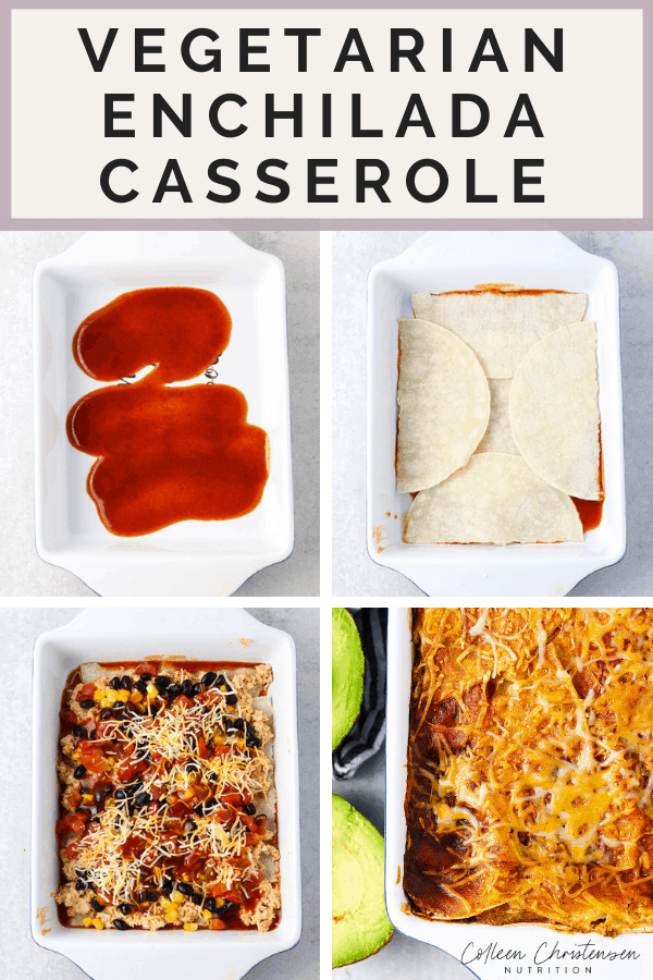 vegetarian enchilada casserole