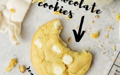 double white chocolate chip cookies in 15 minutes.