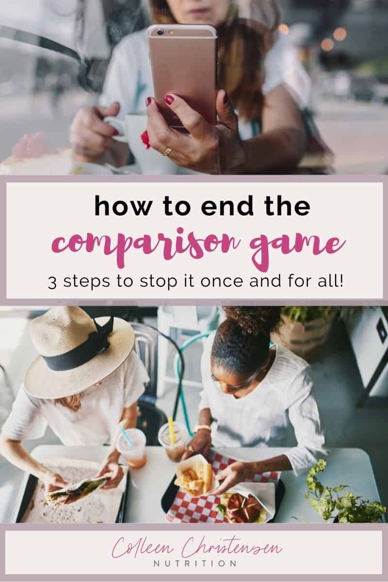 how to end the comparison game for good