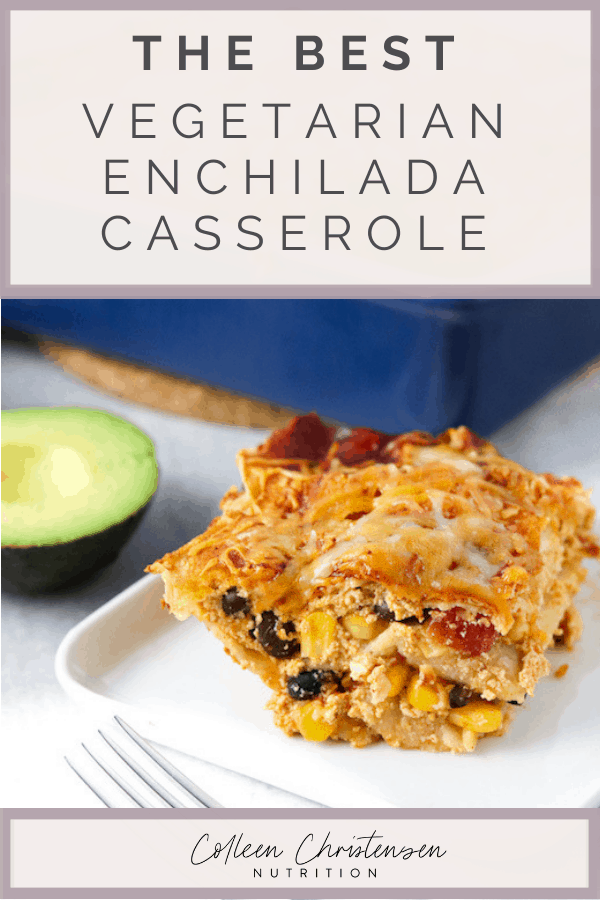 vegetarian enchilada casserole
