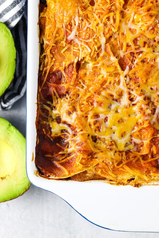 vegetarian enchilada casserole