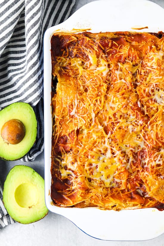 vegetarian enchilada casserole