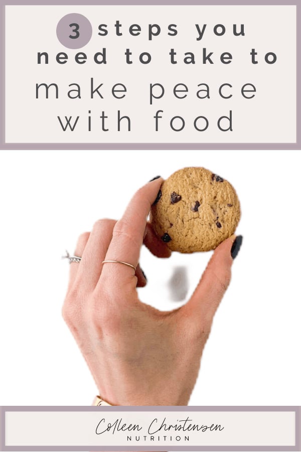 how to make peace with food