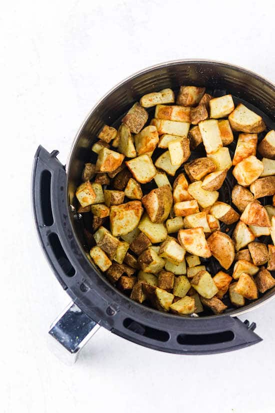 Seasoned Air Fryer Potatoes - Colleen Christensen Nutrition