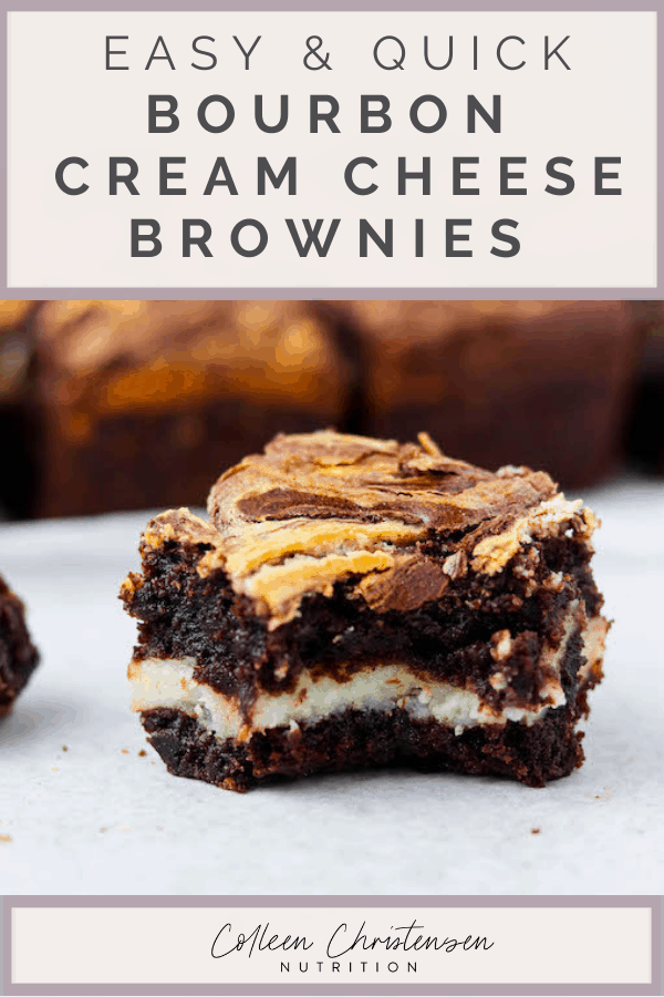 bourbon cream cheese brownies