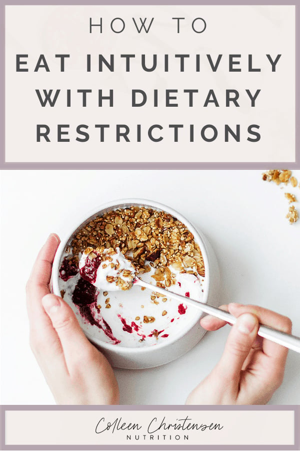 dietary restrictions and intuitive eating