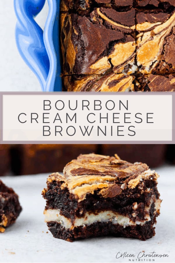 bourbon cream cheese brownies