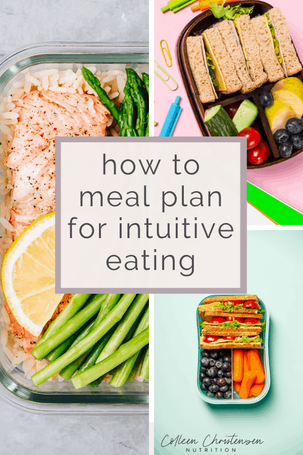 how to meal plan for intuitive eating