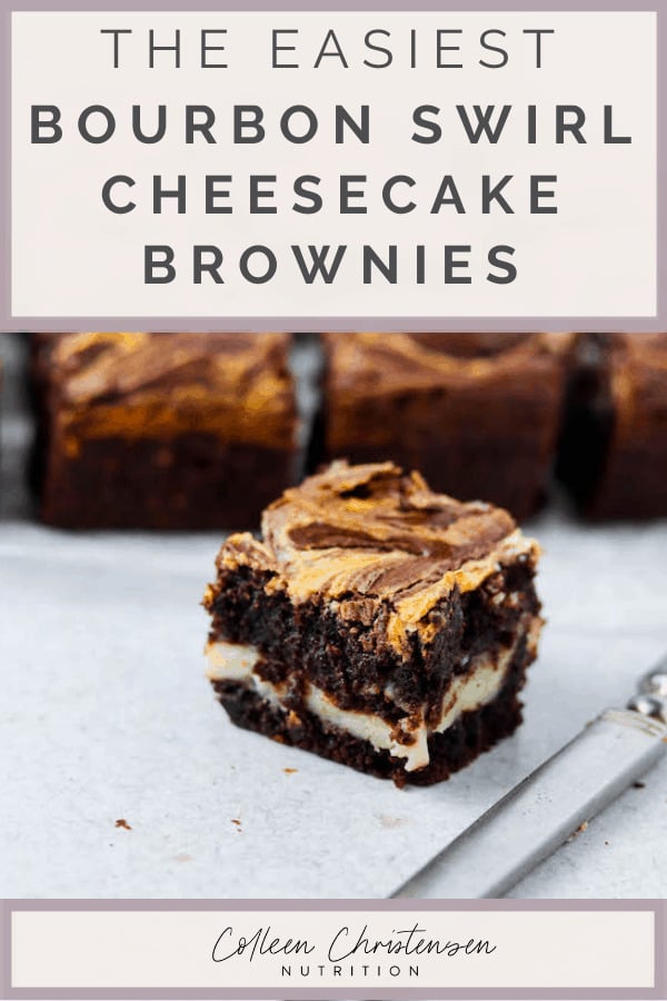 bourbon cream cheese brownies