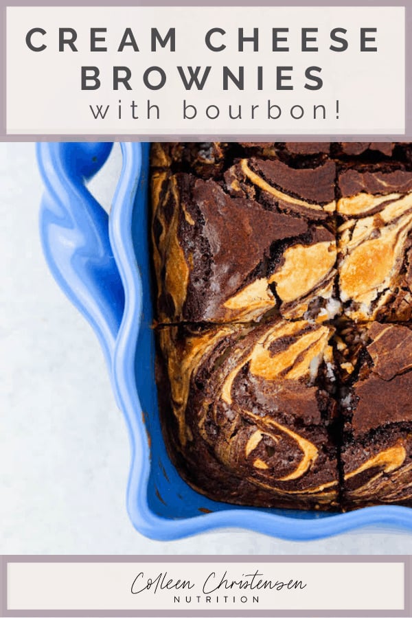 bourbon cream cheese brownies