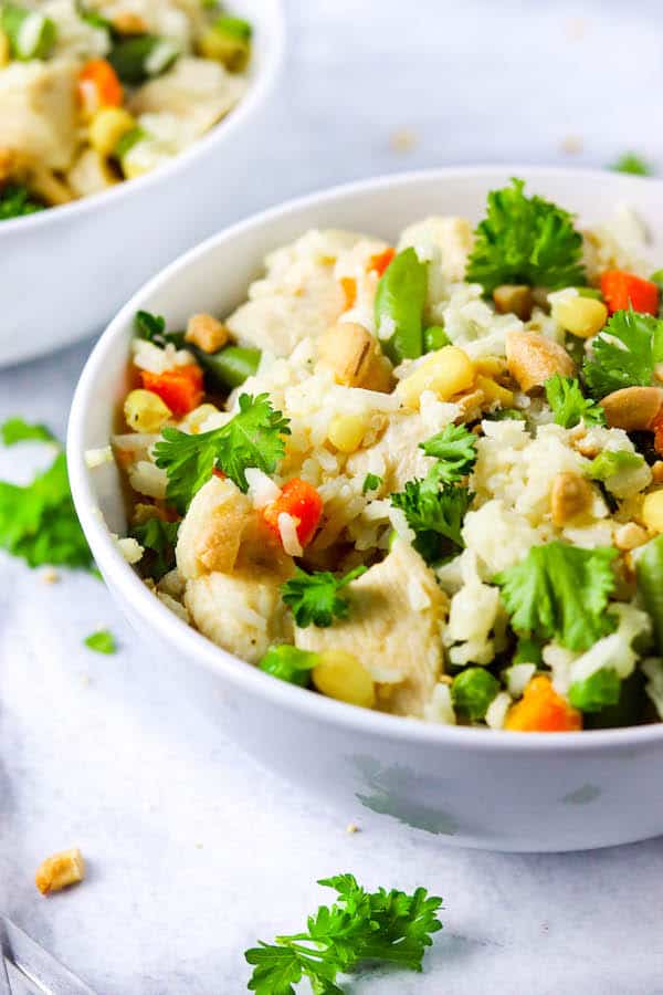 Instant Pot Chicken Fried Rice - Colleen Christensen Nutrition