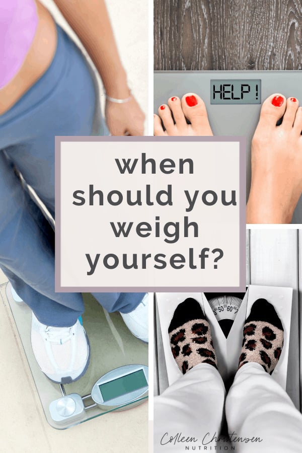 When is the best time to weigh yourself?