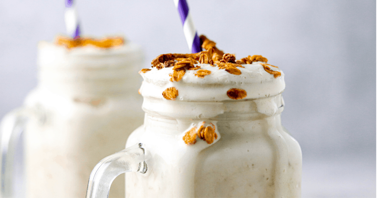 Easy & Quick Banana Protein Shake - Colleen Christensen Nutrition