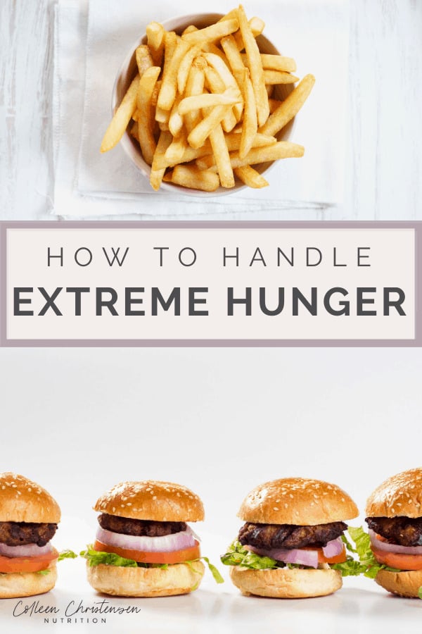 how to handle extreme hunger